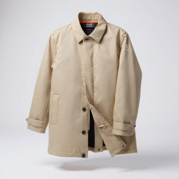 SUNS Giubbotto Uomo Sala Micro Beige/Blu