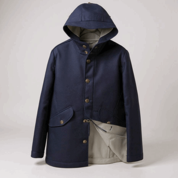 OVERD Cappotto PARKA SCUBA j35 Blu