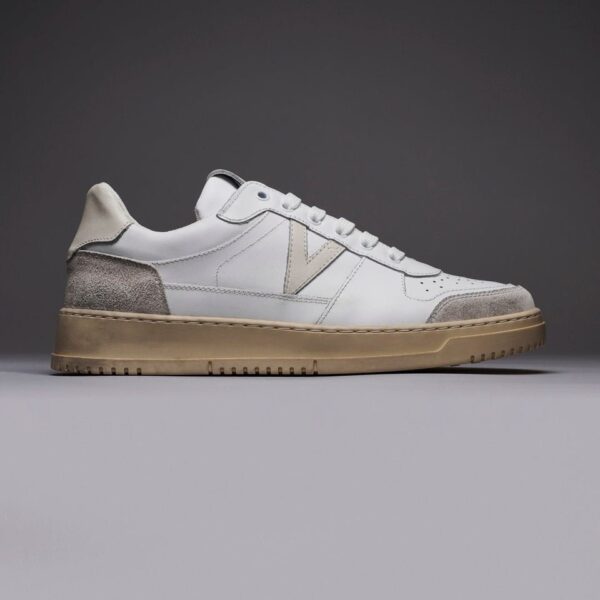 V2 Scarpe COLLEGE - Sneakers Bianca con retro e inserto Bianco